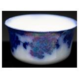 1892 New Wharf Flow Blue Waldorf Fruit Bowl