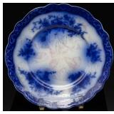 1898 T. & R. Boote Flow Blue 'Touraine' Plate