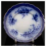 Henry Alcock 'Touraine' Flow Blue Dinner Plate