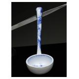 Wedgwood Pearlware Flow Blue Serving Ladle