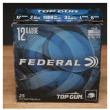 Federal Top Gun 12 Gauge 25-Count Shotshells