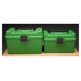 MTM Case-Gard Boxes (2) & 50ct .300 Win Mag Brass