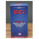 CCI Magnum Small Rifle Primers No. 450, 1000 Ct