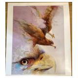 Denton Lund Signed Limited Edition Eagle Print