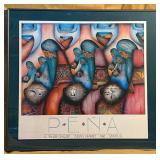 Peï¿½a 1986 El Taller Gallery Poster