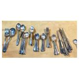62 Piece 1847 Rogers Bros Silverplate Flatware