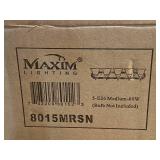 Maxim 8015MRSN Satin Nickel 5-Light Vanity