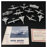 Danbury Mint Pewter Aircraft Replicas Set of 12