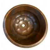 Herbeau Hammered Copper Sink in Original Box