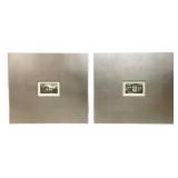 Framed Architectural Landscape Prints (2)