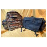 Western Pack Backpack and Eddie Bauer Messenger