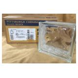 NIB Pittsburgh Corning Glass Block, Box of 8