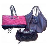 3 Designer Handbags: Johnson, Simpson, XX