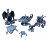 Pewter Fantasy Figurine Collection, 6 Pieces
