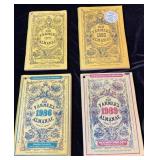 4 Old Farmerï¿½s Almanacs 1971, 1980, 1986 & 1989