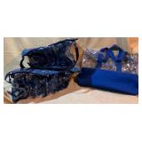 Clear PVC and Fabric Utility Bags