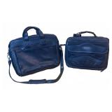 Bellino Leather Briefcase and Tenapin Workstation