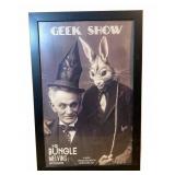 2023 Geek Show Concert Poster, Framed