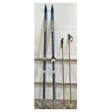 Rossignol Touring Polyurethane Skis With Poles