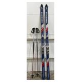 Blizzard Midsport 440 Skis With Poles And Bindigs