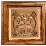 Signed R. Begay Sand Painting