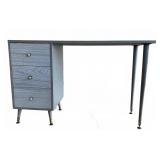 1950s Laminate Desk W/ Three Drawers
