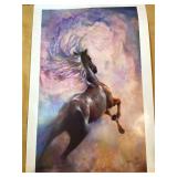 "Carousel" Signed Art Print by Denton Lund 1994