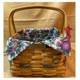 Longaberger 2000 Deck The Halls Basket
