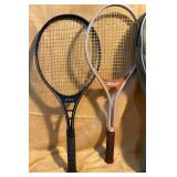 Prince Pro Series 110 and Wilson Aluminum Tennis