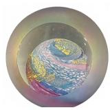 "Saturn" Paperweight by Glass Eye Studio