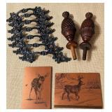 Vintage Hardware and Montana Copper Plaque Assort