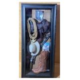 Western Theme Shadowbox Display