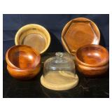Handcrafted Jim Hunter Wyoming Hardwood Bowls