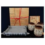 3 Gerz W. Germany Stoneware Mugs & Kitchen Set