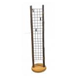 Freestanding Wood and Metal Display Stand