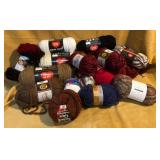 Unopened Acrylic and Wool Blend Yarn Lot
