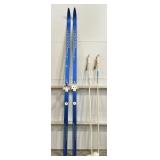 Karhu Classic BC Cross Country Skis W/ Exel Poles