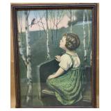 Spring Song by Simon Glucklick 1920s Framed Print
