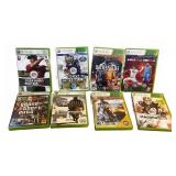 Xbox 360 Sports and Shooter Game Lot (8 Titles)