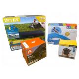 Camping and Pool Inflatable and Pump Set