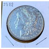 1888 Morgan Silver Dollar 90% Silver Coin