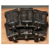 K98 Leather Ammo Pouches Dated 1942 (2)