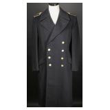 Officer's Midnight Blue Naval Bridge Coat