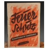 German Fire Prevention Booklet, Circa 1940s