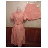 80s Pink Cotton Deadstock Safari Core 3 Piece Set