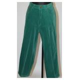 70s80s Gloria Vanderbilt Green Velveteen Pants