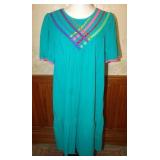 1980s Jade East Indian Cotton Caftan