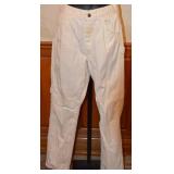 80s Fawn Grove White Canvas Painters Pants