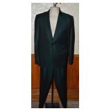 60s Austin Leeds Custom Teal "Sharkskin" Suit