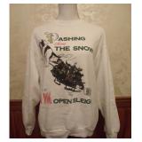 1990s Big Dogs Christmas Sweatshirt Womens L